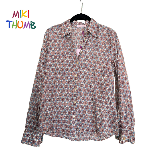 Miki Thumb Classic Shirt in Inez Sky