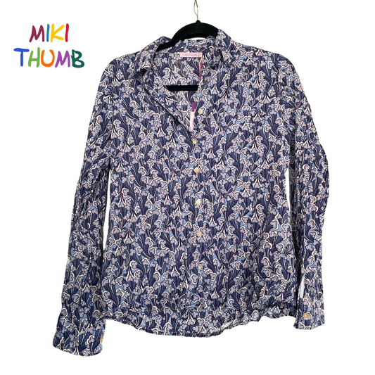 Miki Thumb Classic Shirt in Laith Navy
