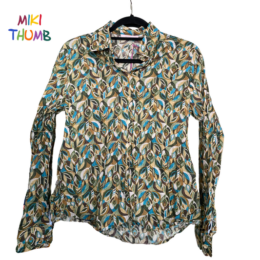 Miki Thumb Classic Shirt in Jewel River