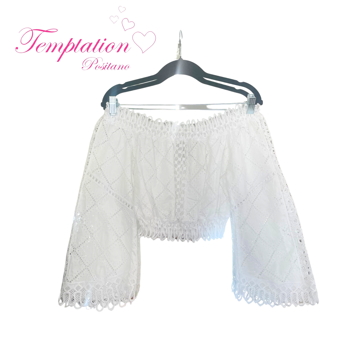 Temptation Positano Off the shoulder long sleeve Top