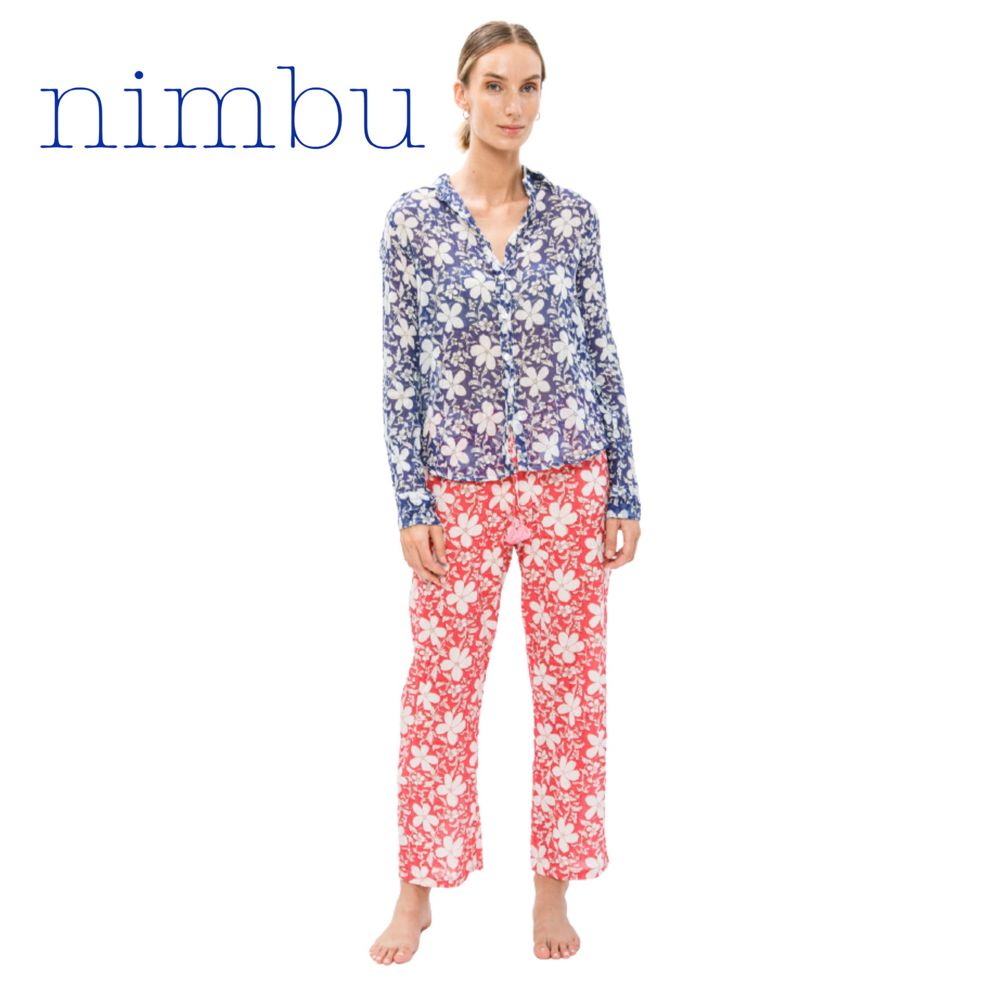 Nimbu Zu Shirt in Poppy Blue
