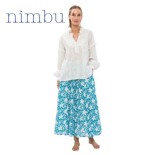 Nimbu Amar Top in Poppy White