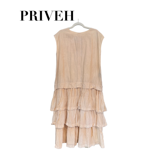 Priveh Natural Dyed Sleeveless Dress