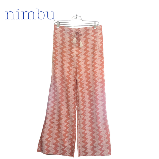 Nimbu Wide Pants in Shibory Terra
