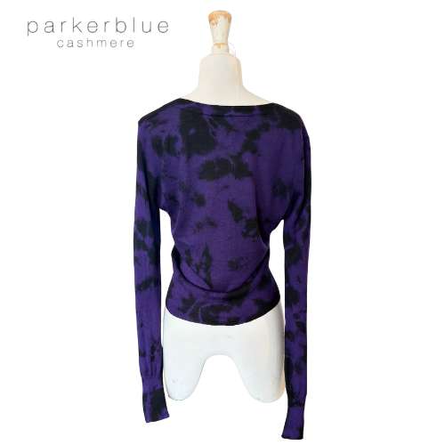Parker Blue Cashmere Cardigan