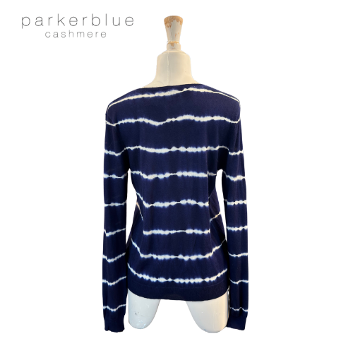 Parker Blue Cashmere Cardigan