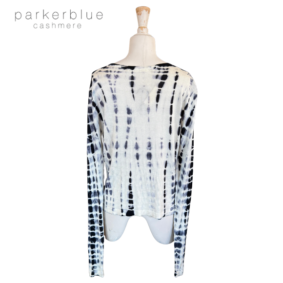 Parker Blue Cashmere Long Sleeve Shirt
