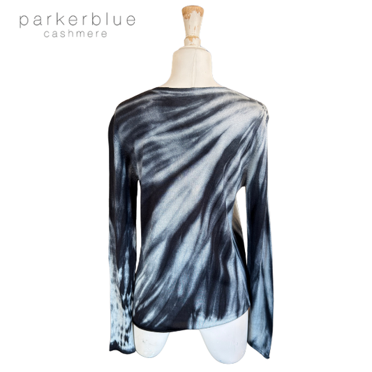 Parker Blue Cashmere Long Sleeve Shirt