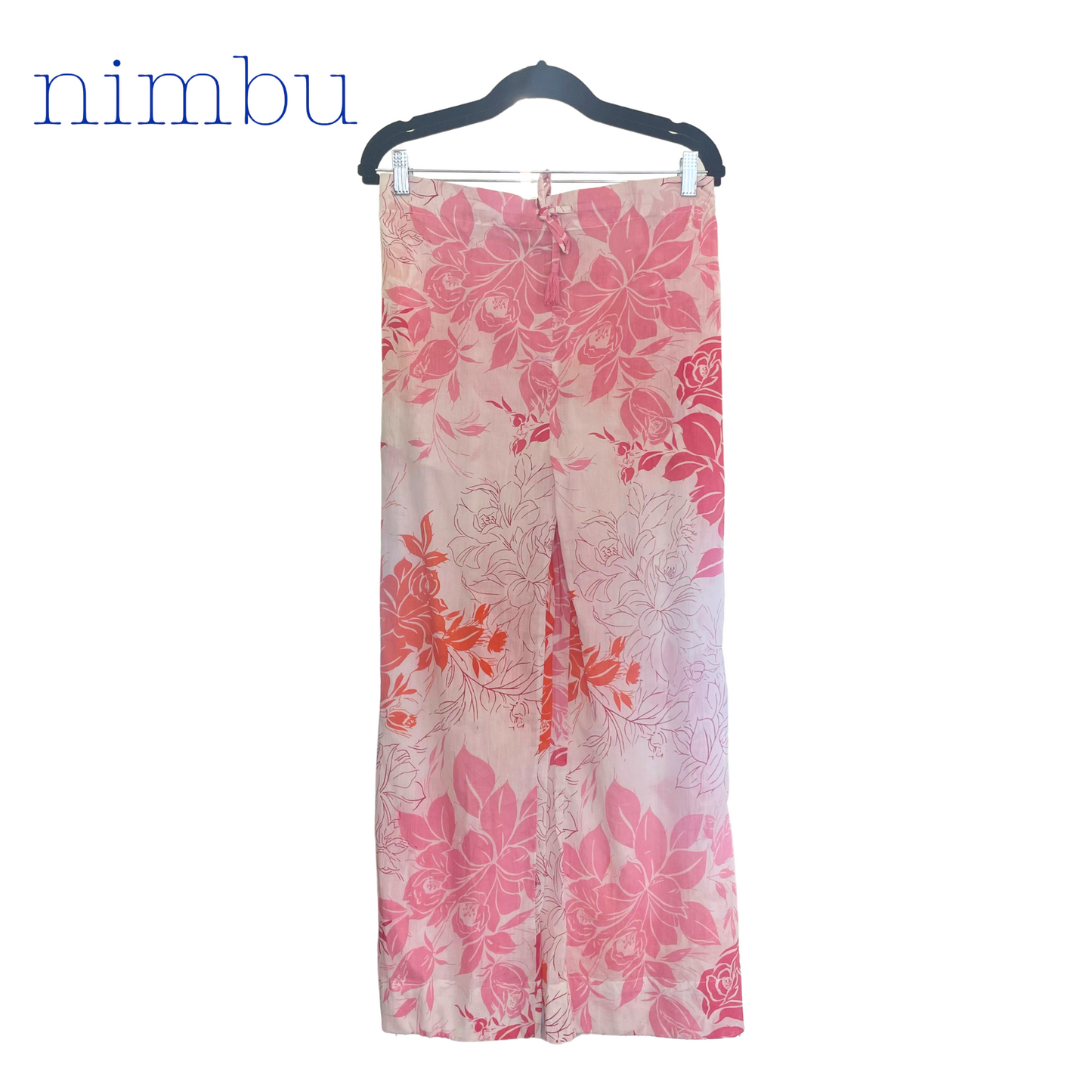 Nimbu Wide Pants in Primavera Pink