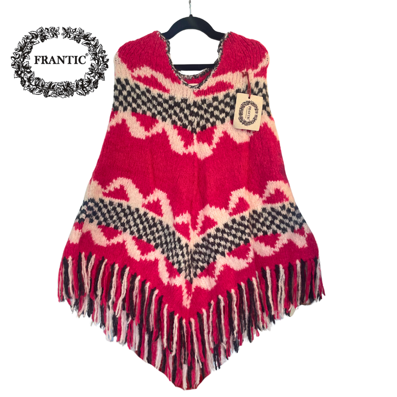 Frantic Fur Elise Poncho