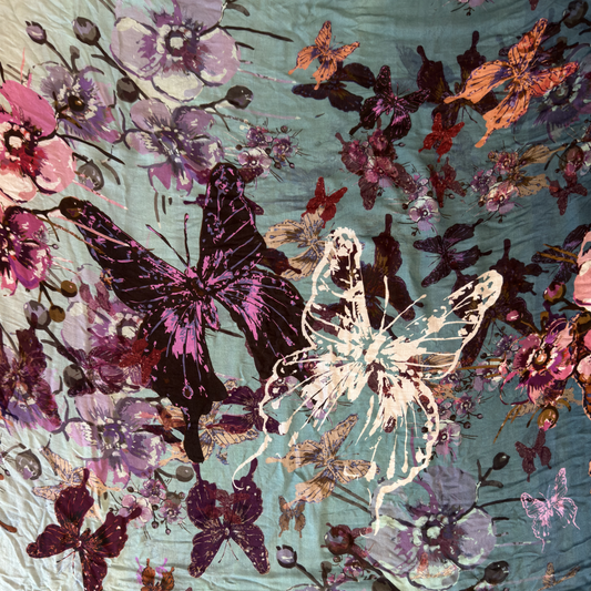 Ottotredici 813 Butterfly Printed Scarf