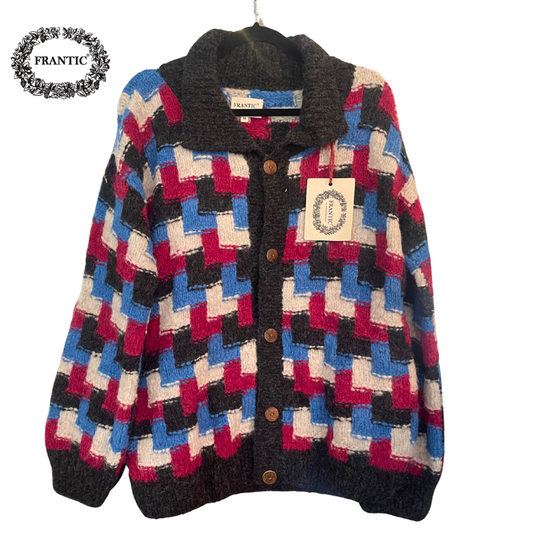 Frantic Norbert Button Up Sweater