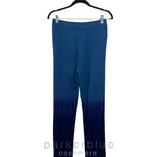 Parker Blue Cashmere black and blue ombre sweatpants