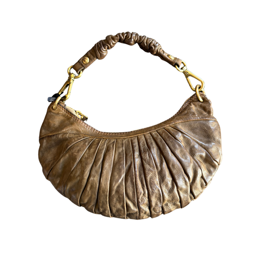 Shoulder Bag "LUNA" in Khaki