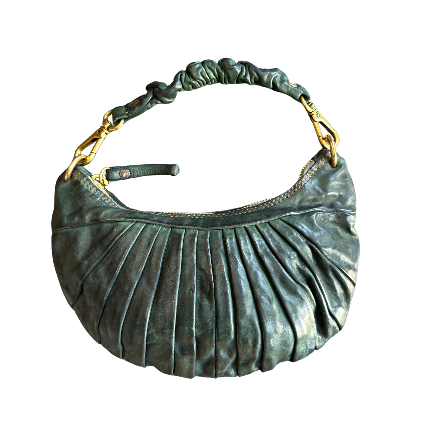 Shoulder Bag "LUNA" in Dark Green