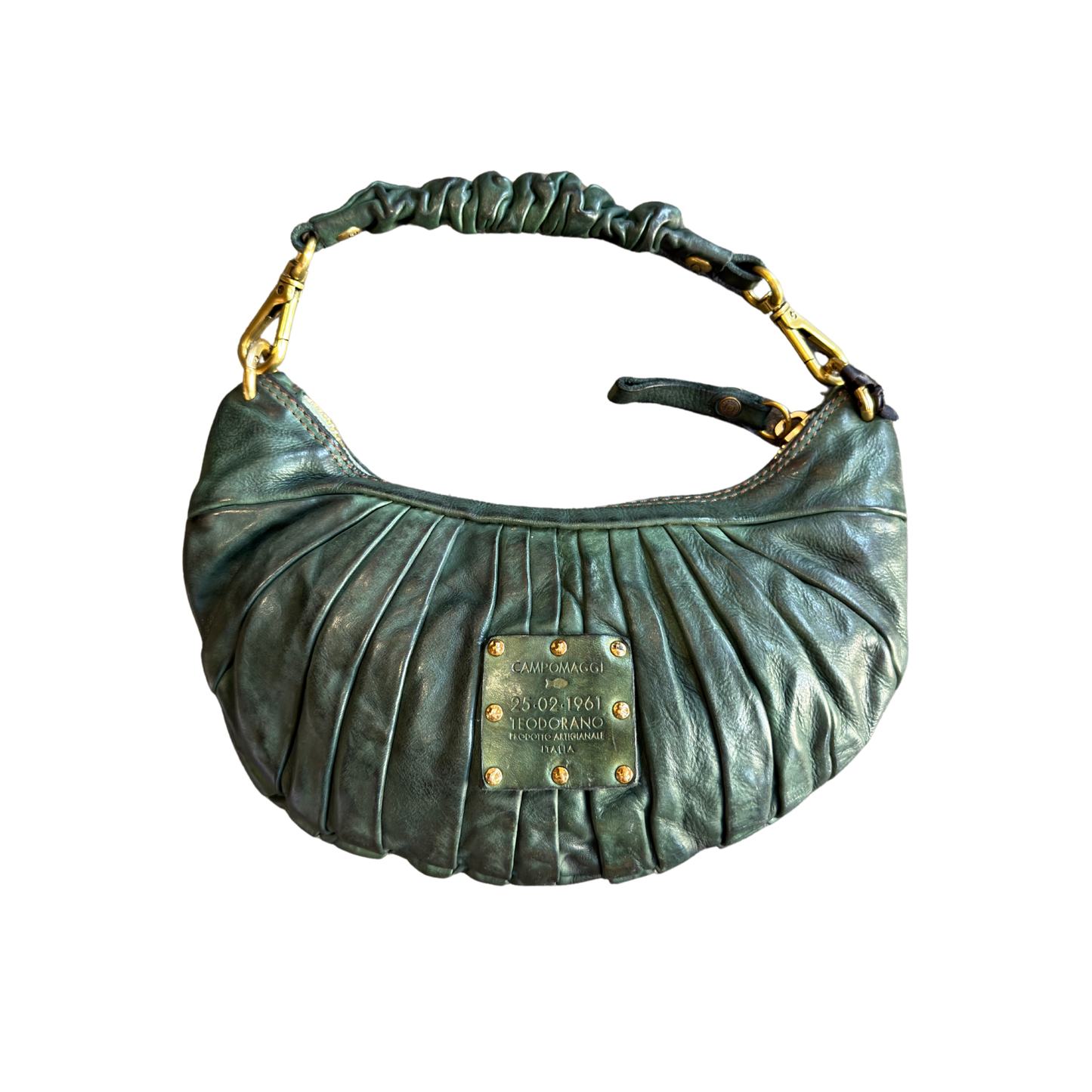 Shoulder Bag "LUNA" in Dark Green