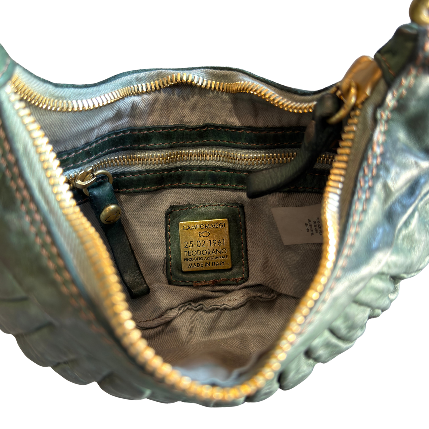Shoulder Bag "LUNA" in Dark Green