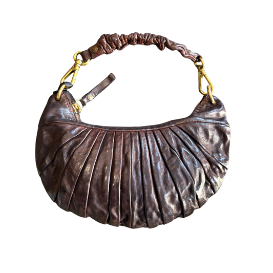 Shoulder Bag "LUNA" in Brown