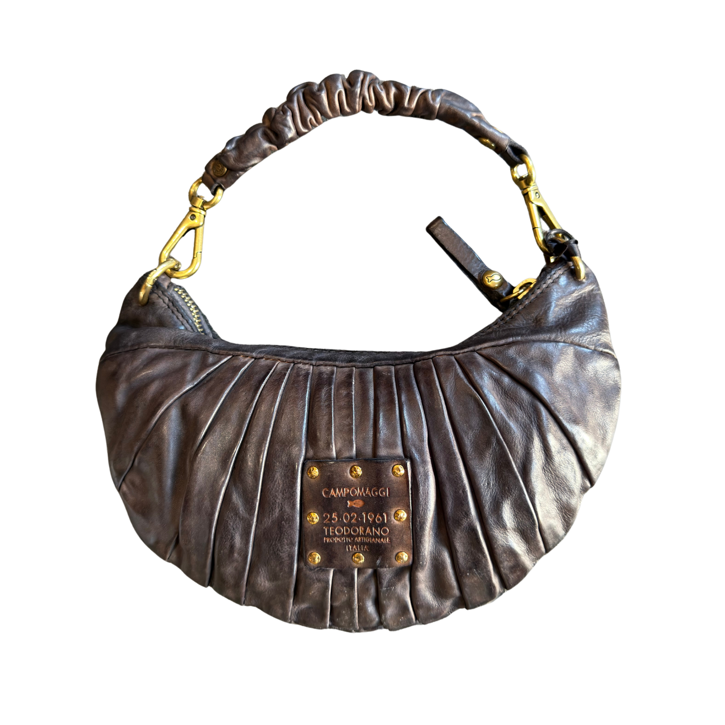 Shoulder Bag "LUNA" in Graphite