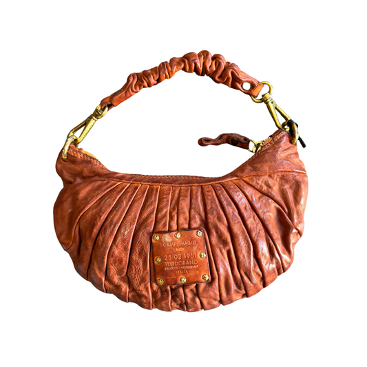Shoulder Bag "LUNA" in Mattone
