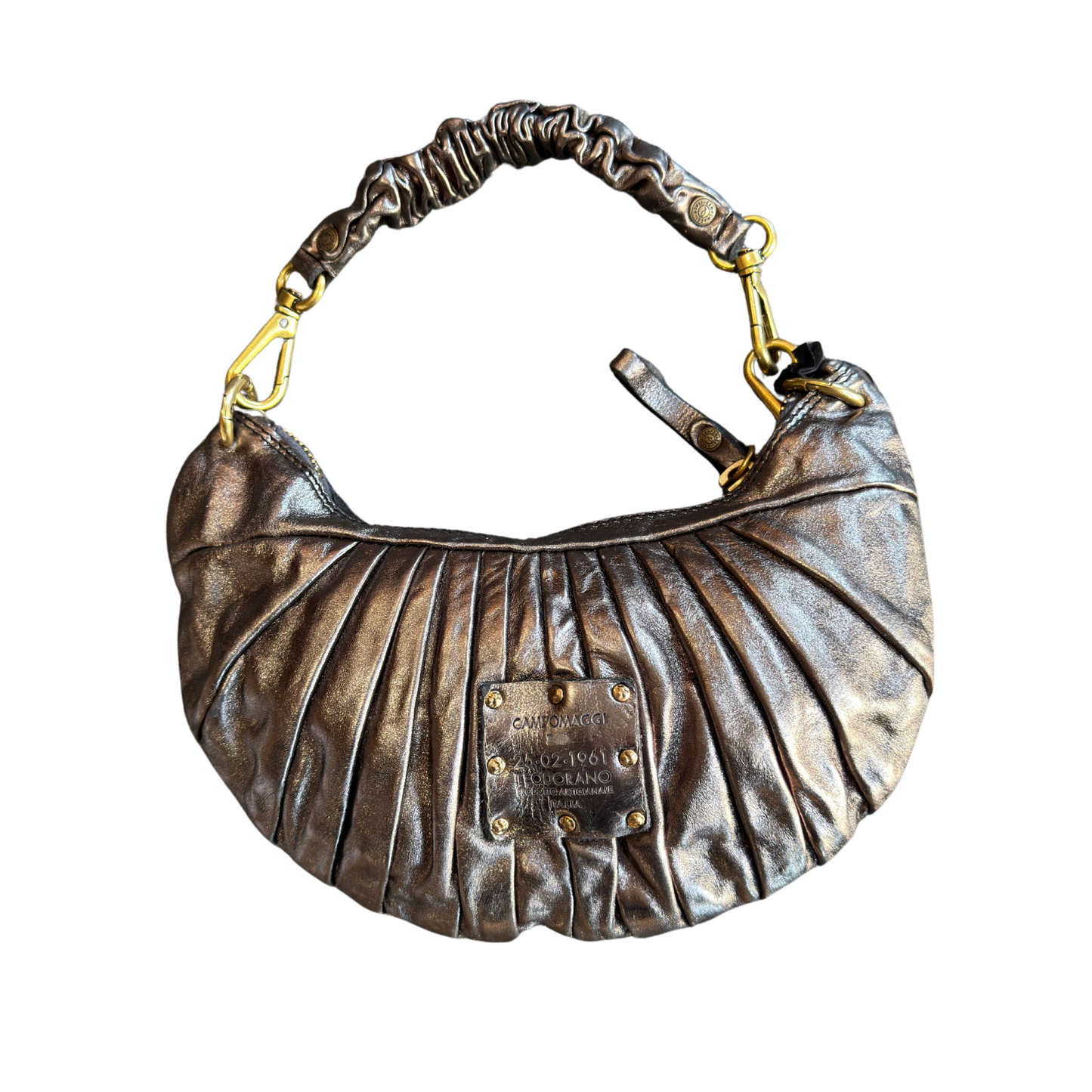 Shoulder Bag "LUNA" in Metallic