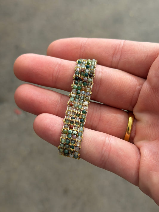 Dag Gioielli Gold/Silver and Musky Agathe Bracelet