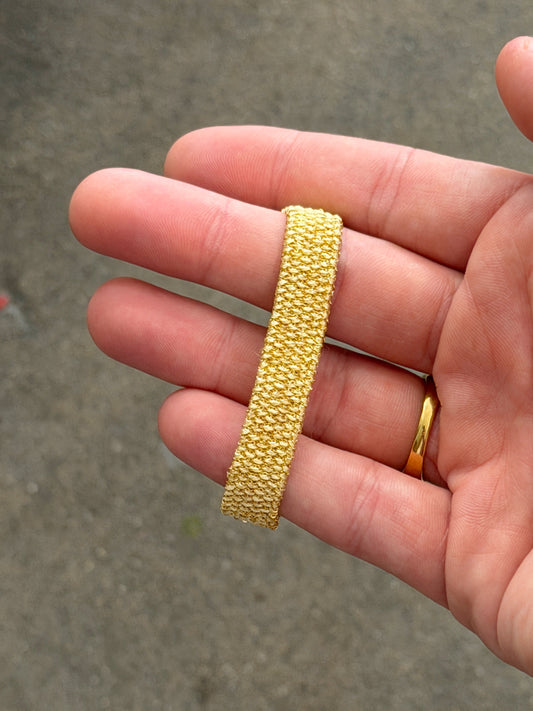 Dag Gioielli Textured Gold/Silver Bracelet
