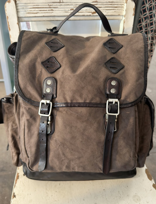 Campomaggi Canvas Backpack in Grigio
