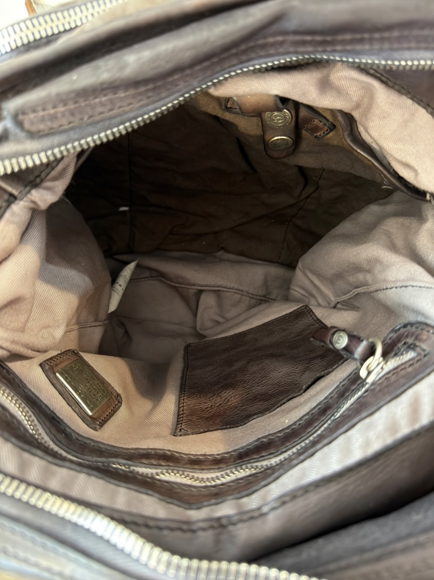 Campomaggi Canvas Backpack in Grigio