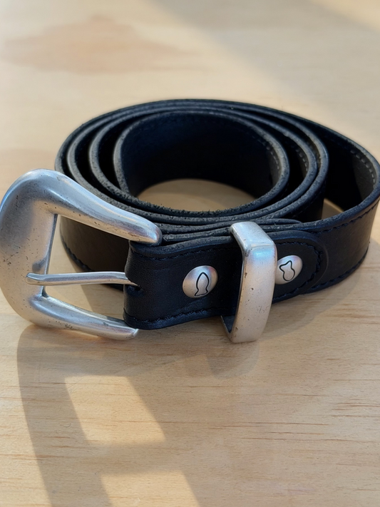 Campomaggi Leather Belt in Black