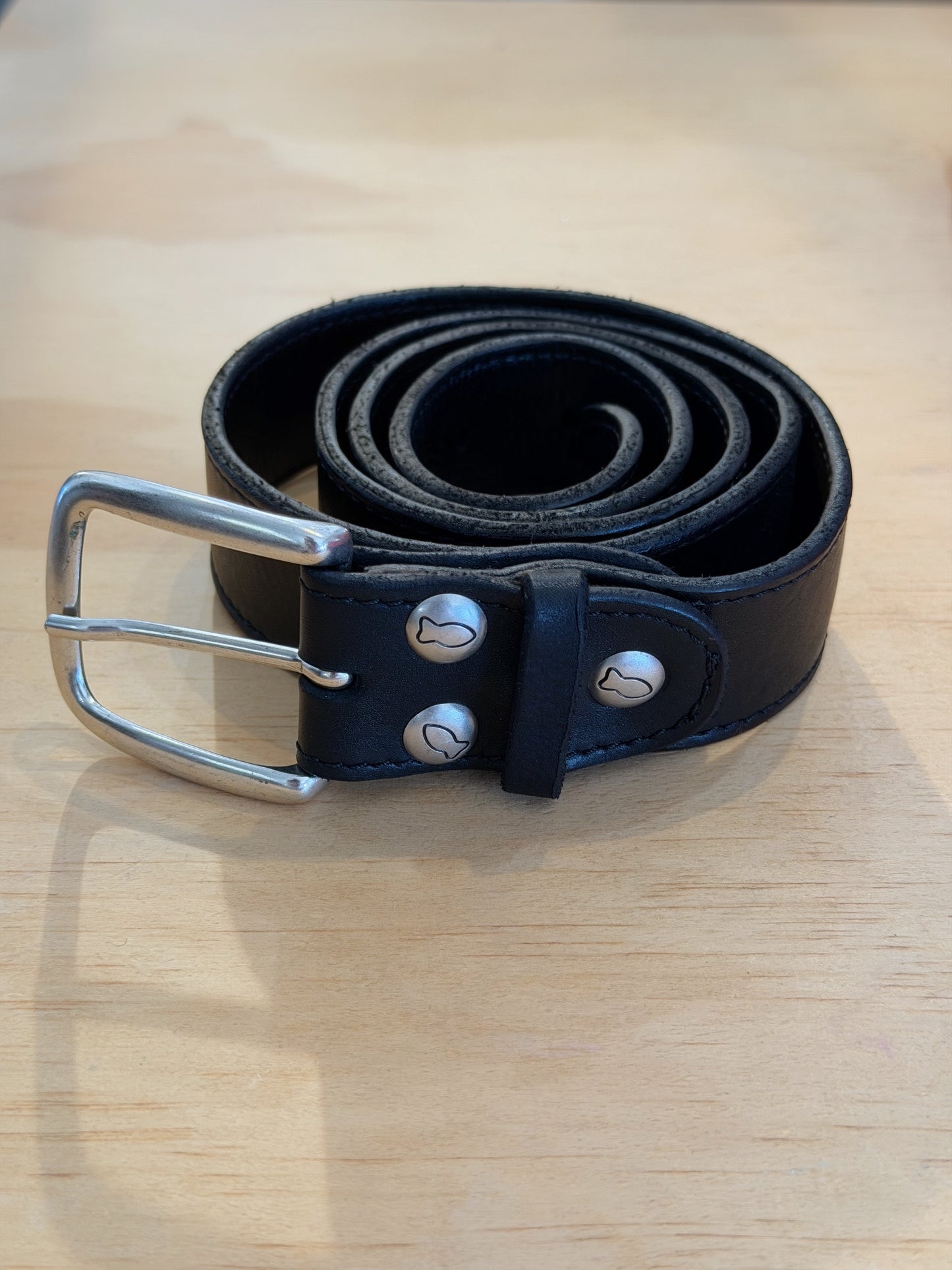 Campomaggi Leather Belt in Black