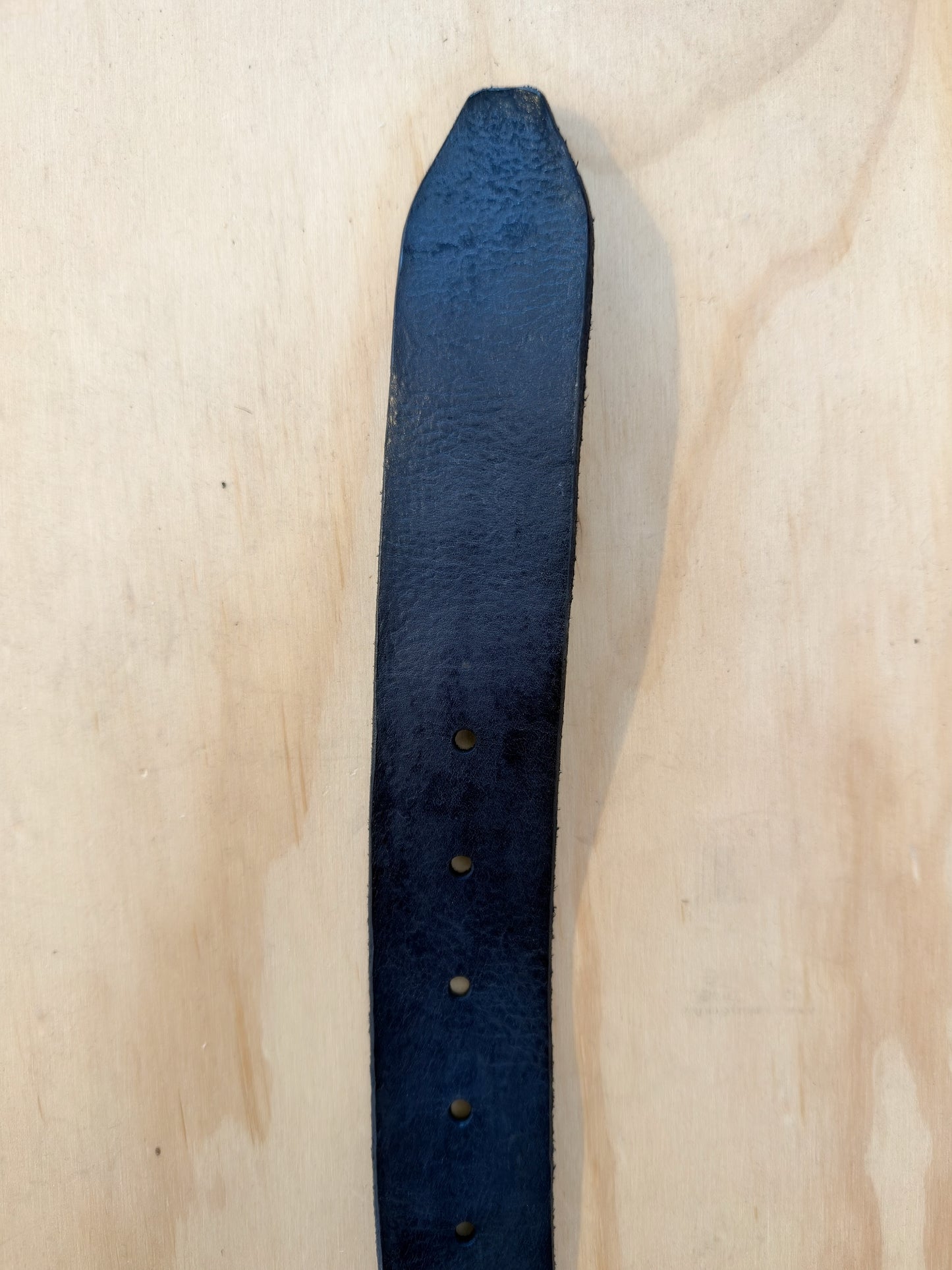 Campomaggi Leather Belt in Blue