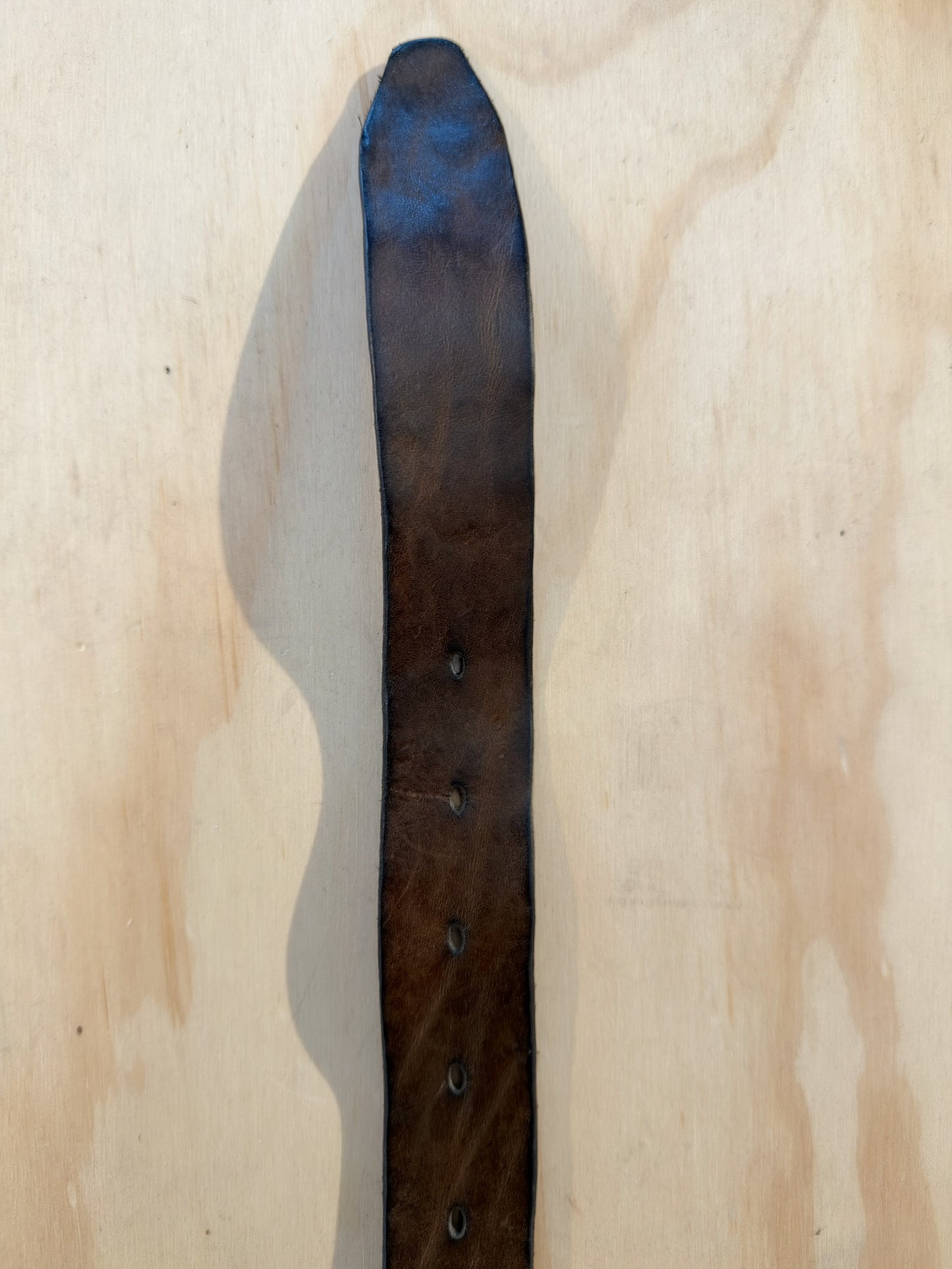 Campomaggi Leather Belt in Military Brown