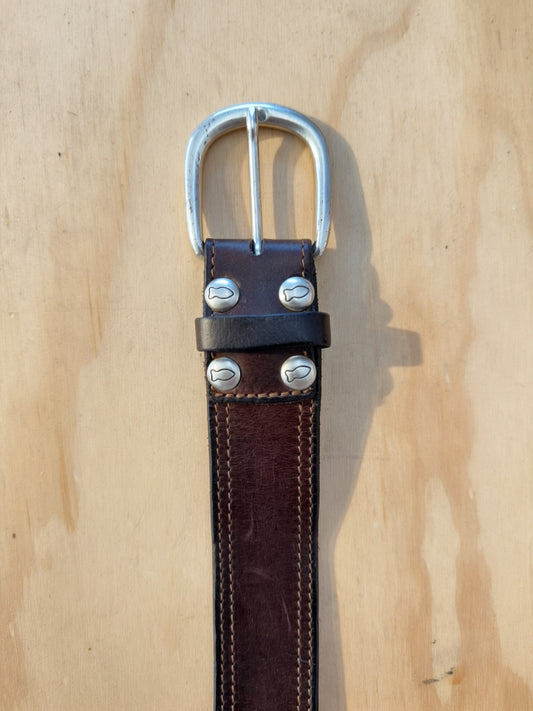 Campomaggi Leather Belt in Moro