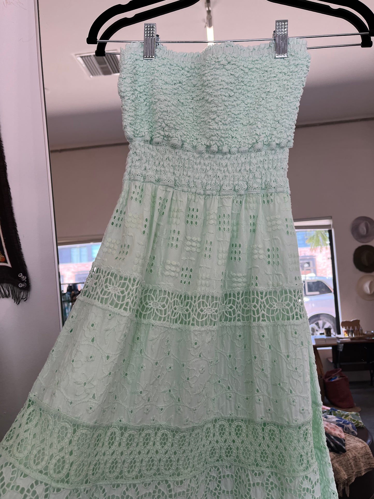 Temptation Positano Mint Green Strapless Dress
