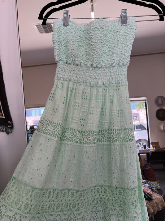 Temptation Positano Mint Green Strapless Dress
