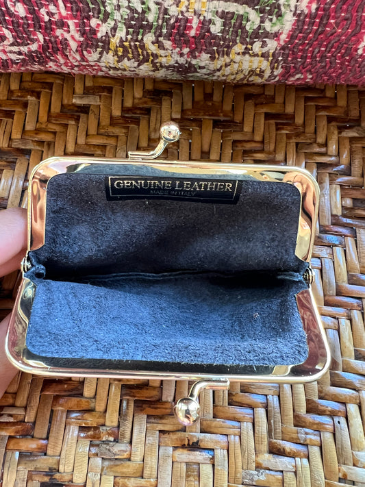Boheme Wallet - Kiss Lock Frame in Dark Grey