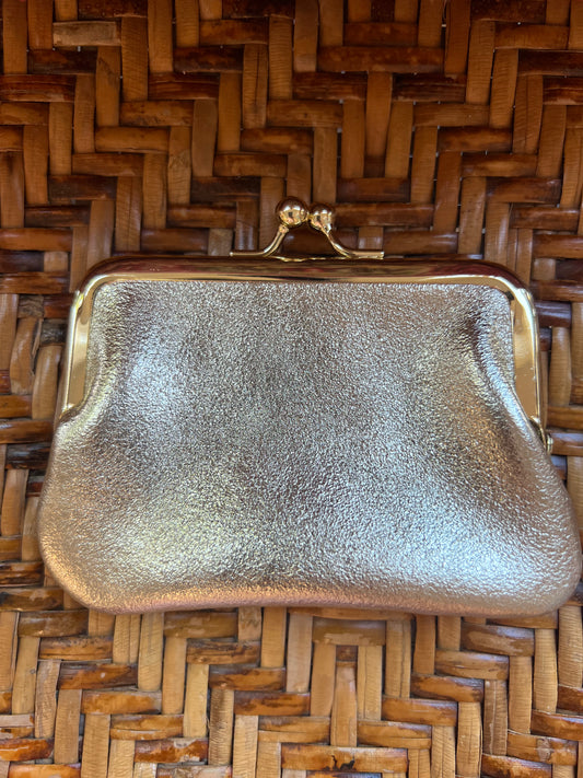 Boheme Wallet - Kiss lock Frame in Gold