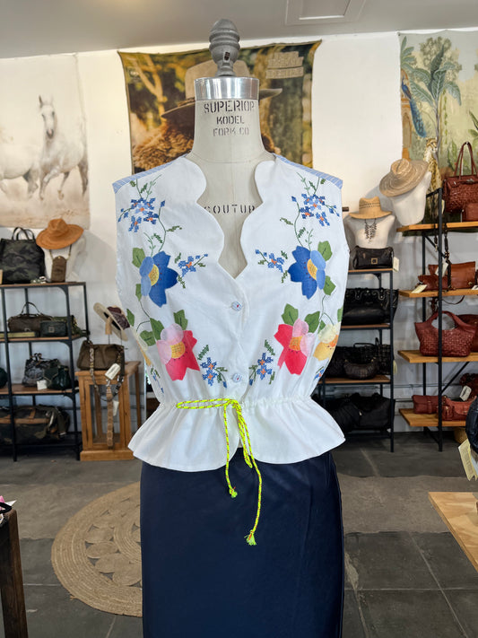 Relax Re-Lux Floral Vest Top