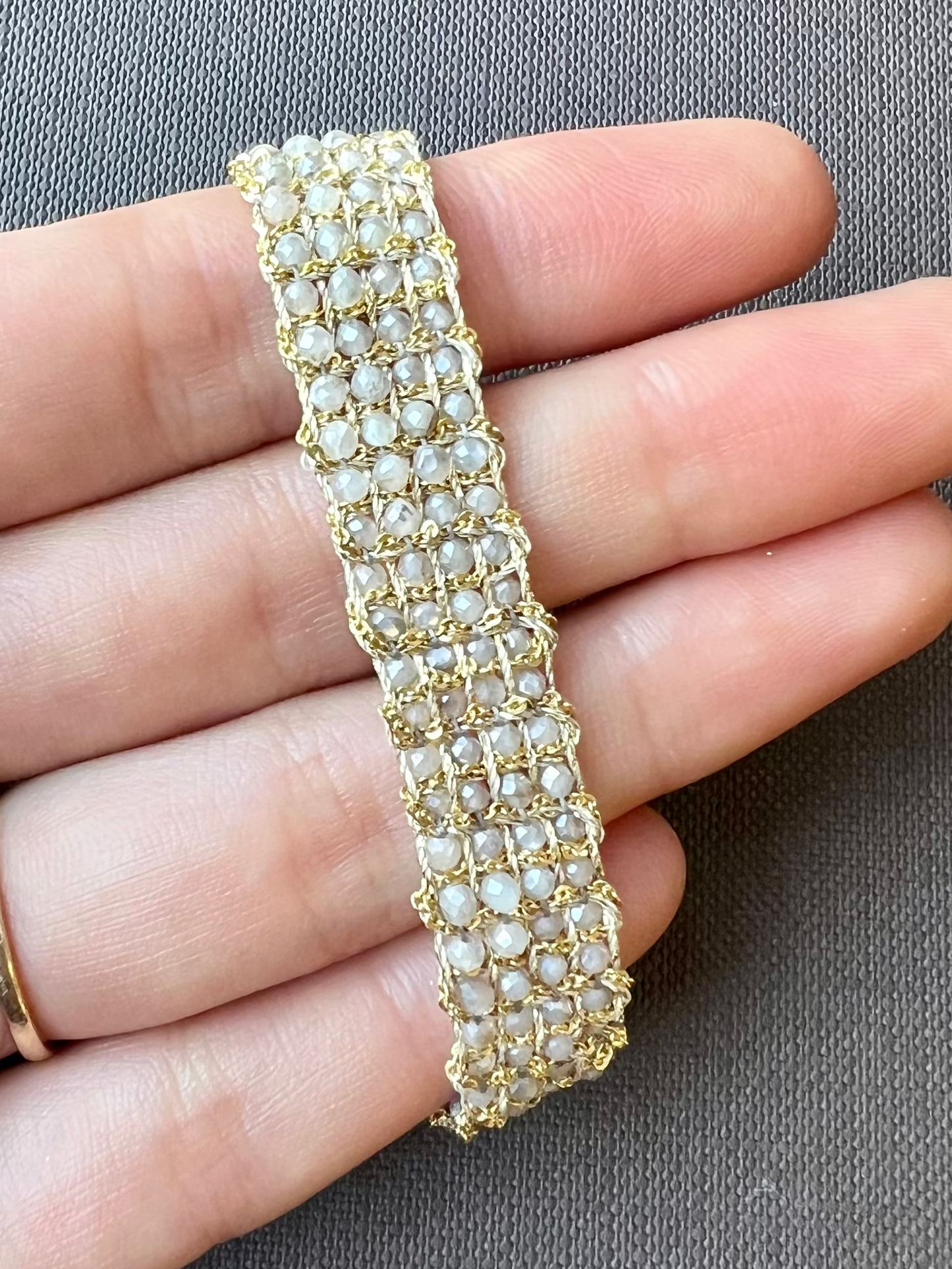 DAG Gold Mystic Moonstone Bracelet