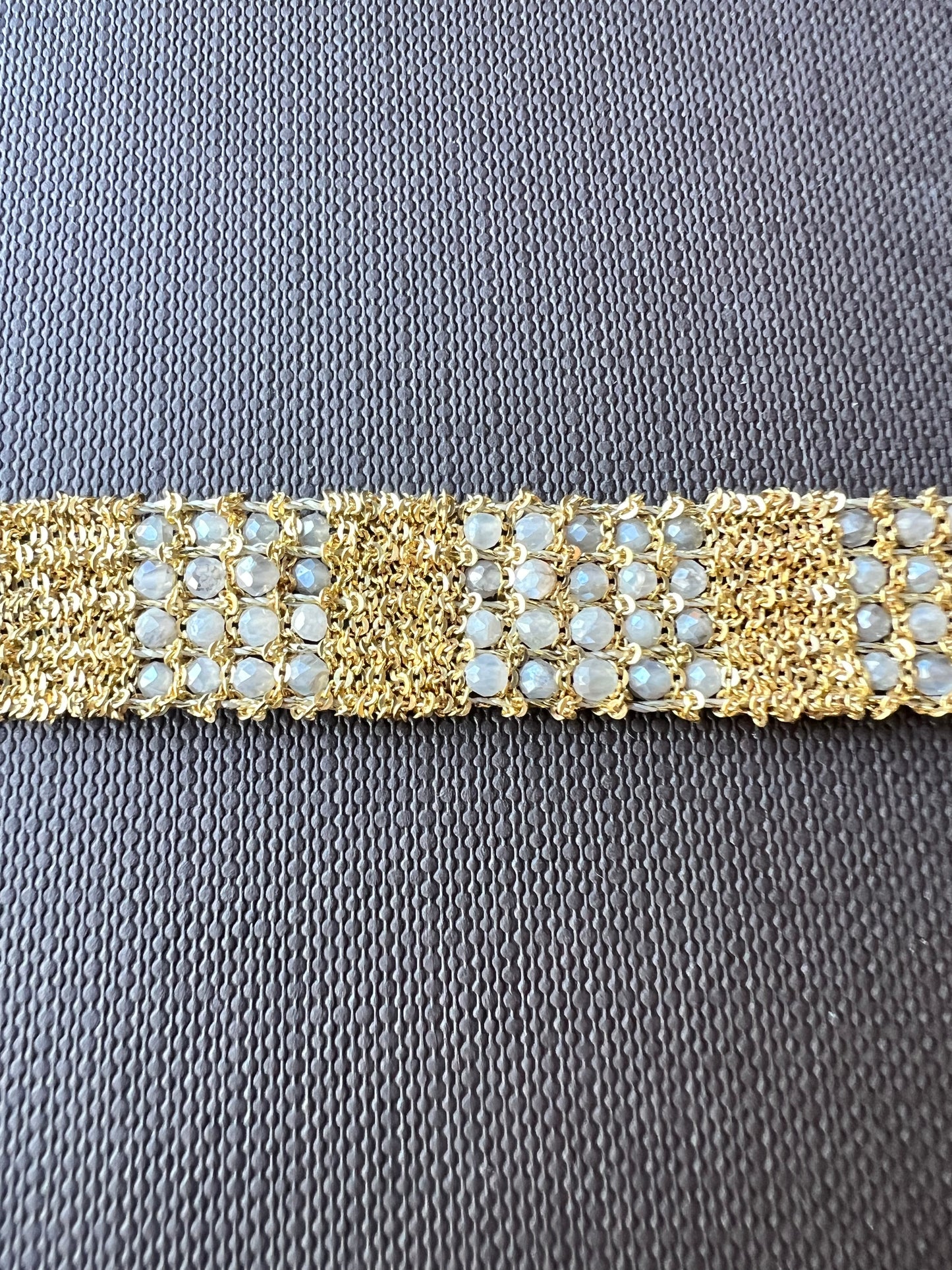 DAG Gold Mystic Moonstone Bracelet