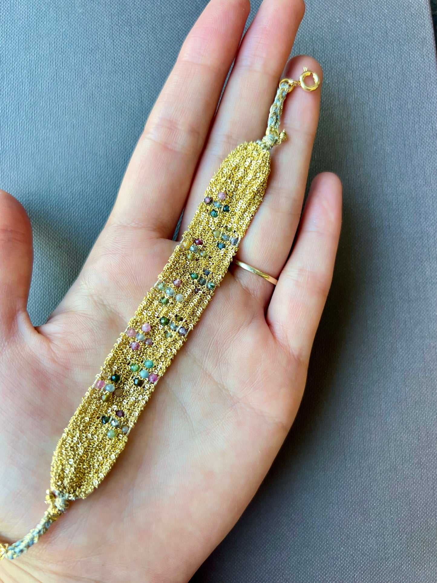 DAG Gold Tourmaline Labradorithe Bracelet