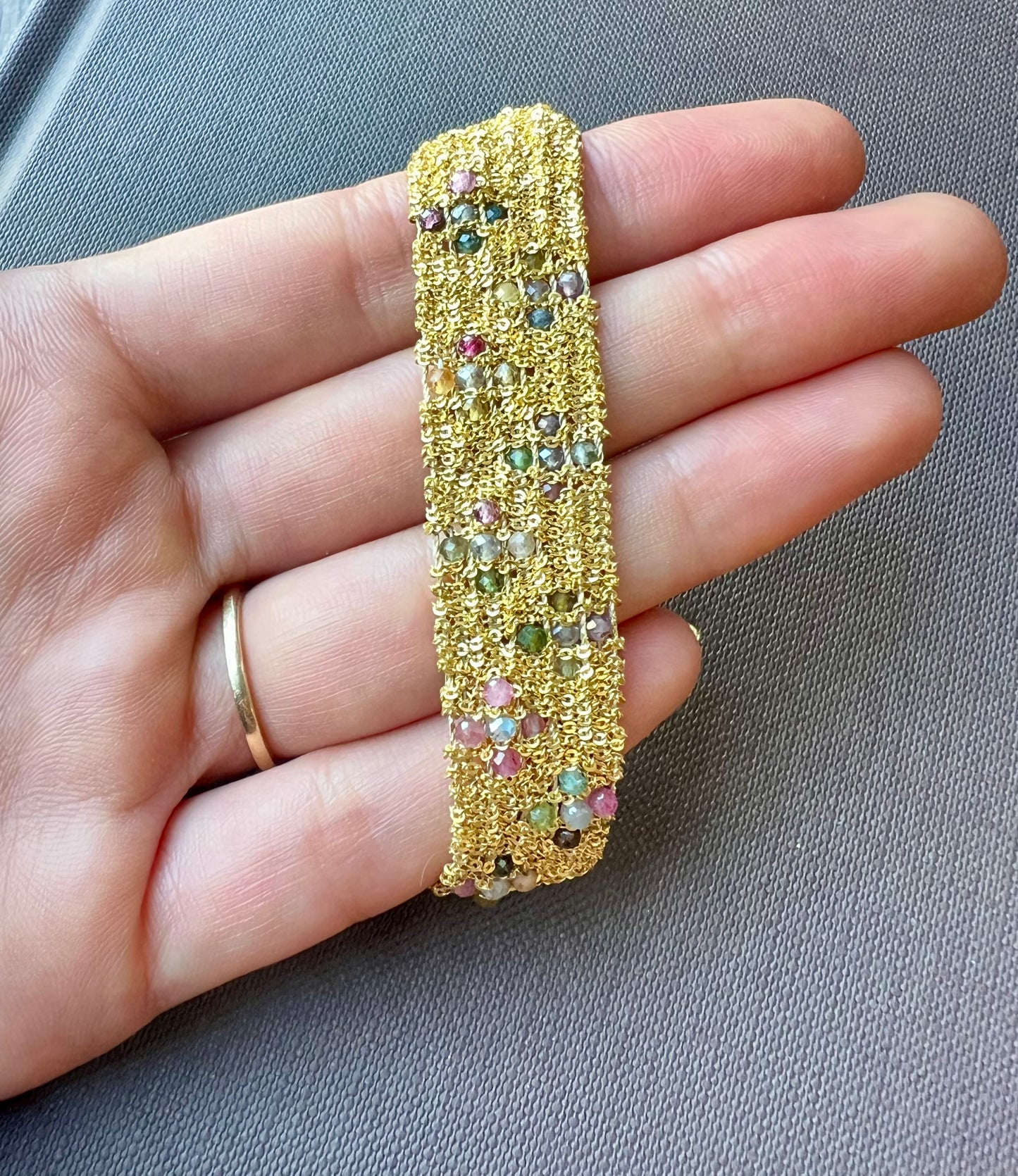 DAG Gold Tourmaline Labradorithe Bracelet