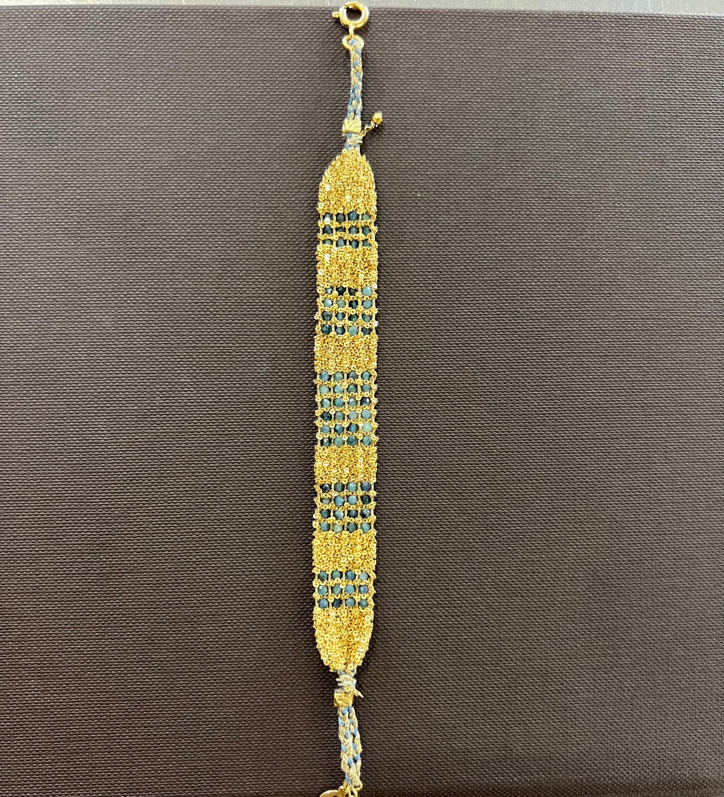 Dag Woven Gold Tourmaline Bracelet