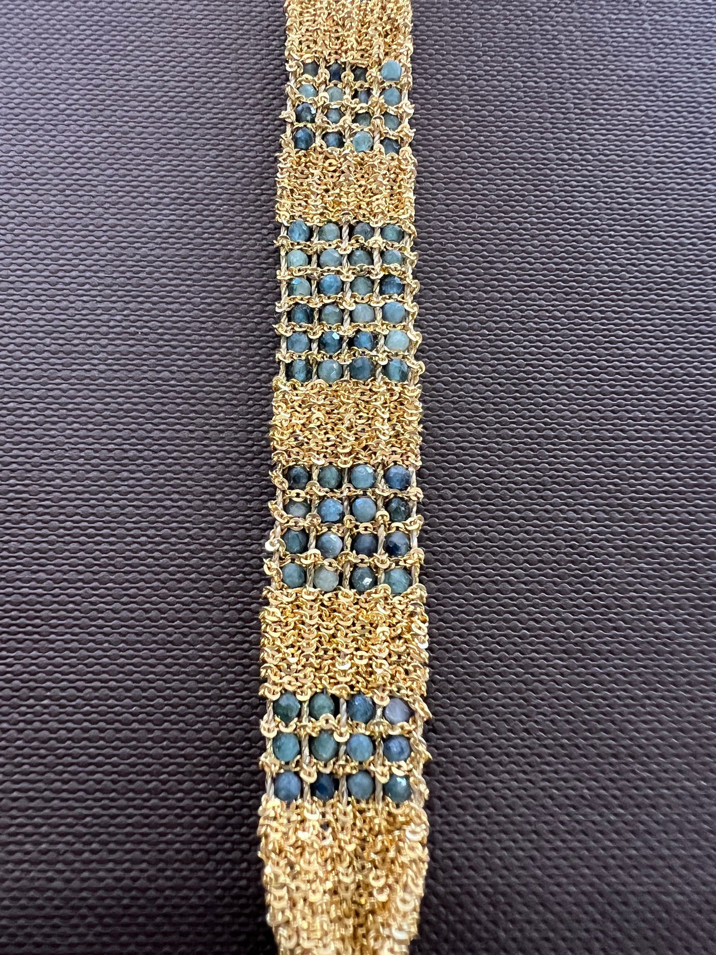 Dag Woven Gold Tourmaline Bracelet