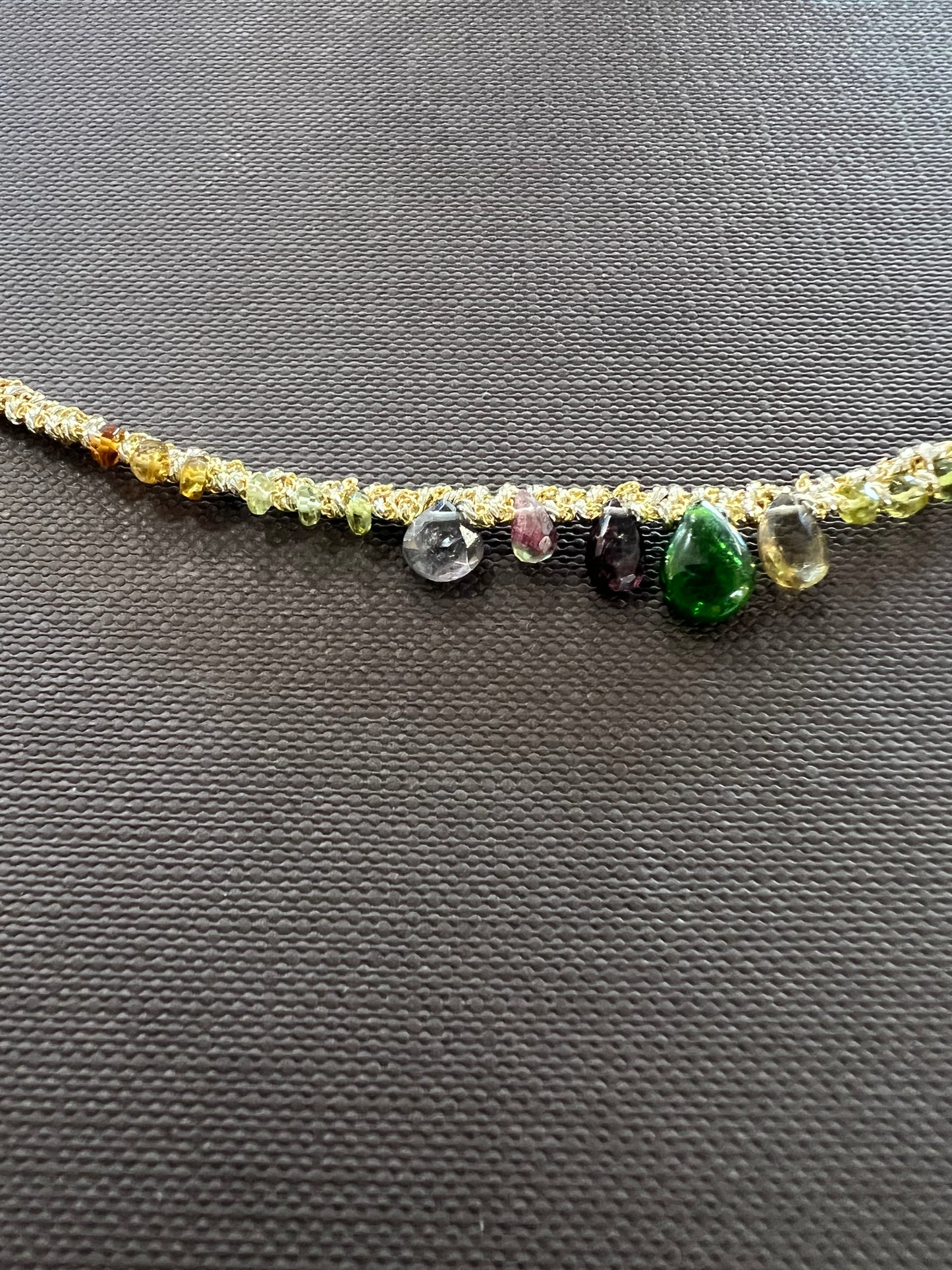 Dag Woven Gold Tourmaline Bracelet