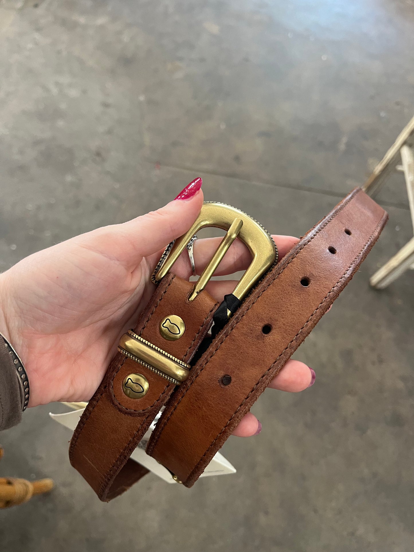 Campomaggi Brown Leather Belt