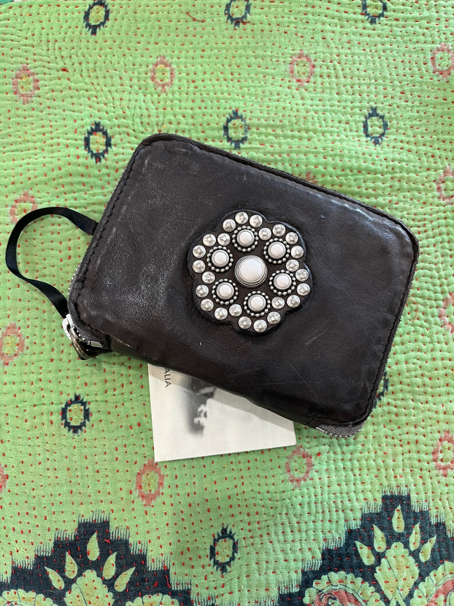 Campomaggi Studded Leather Wallet