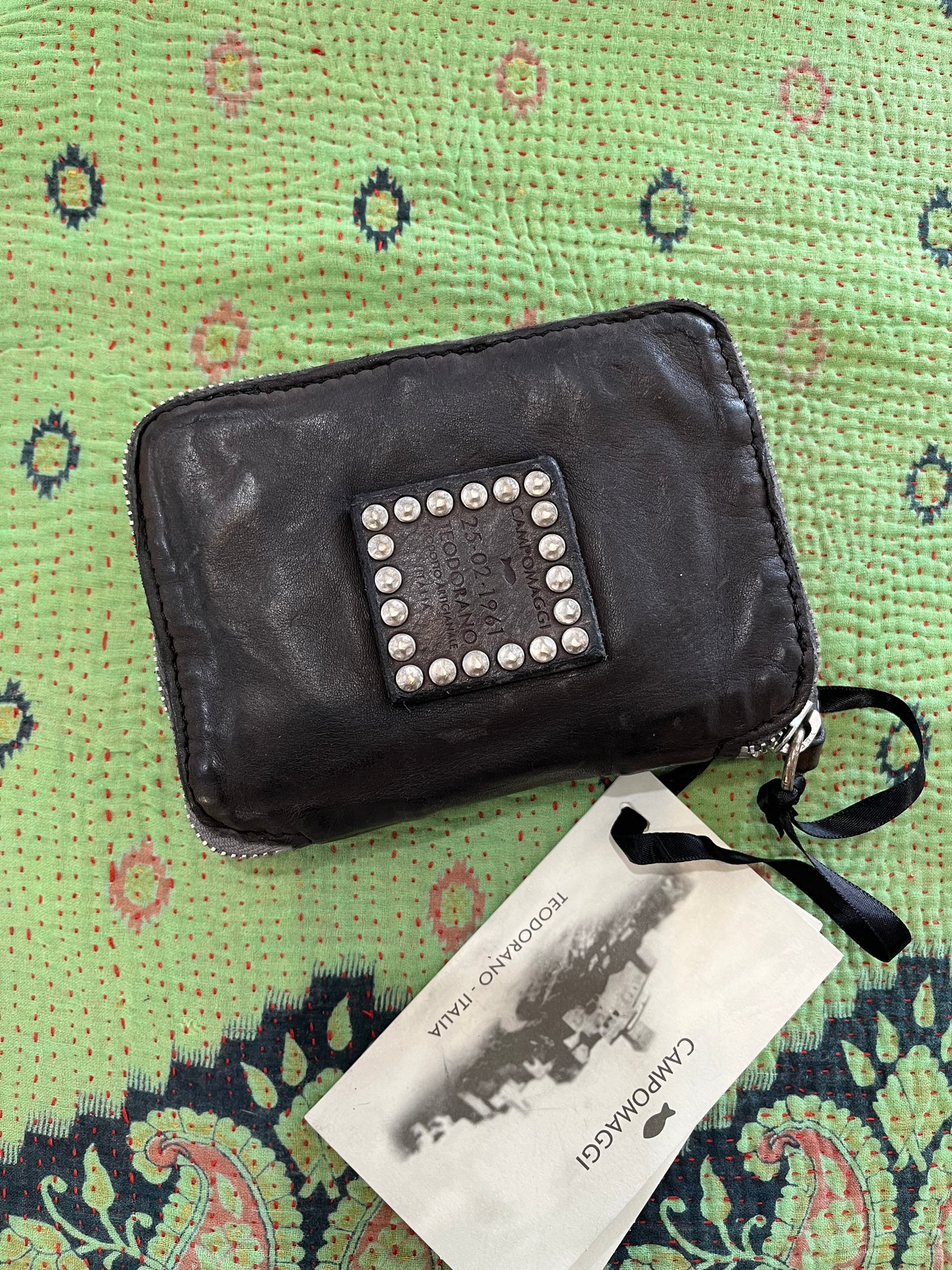 Campomaggi Studded Leather Wallet