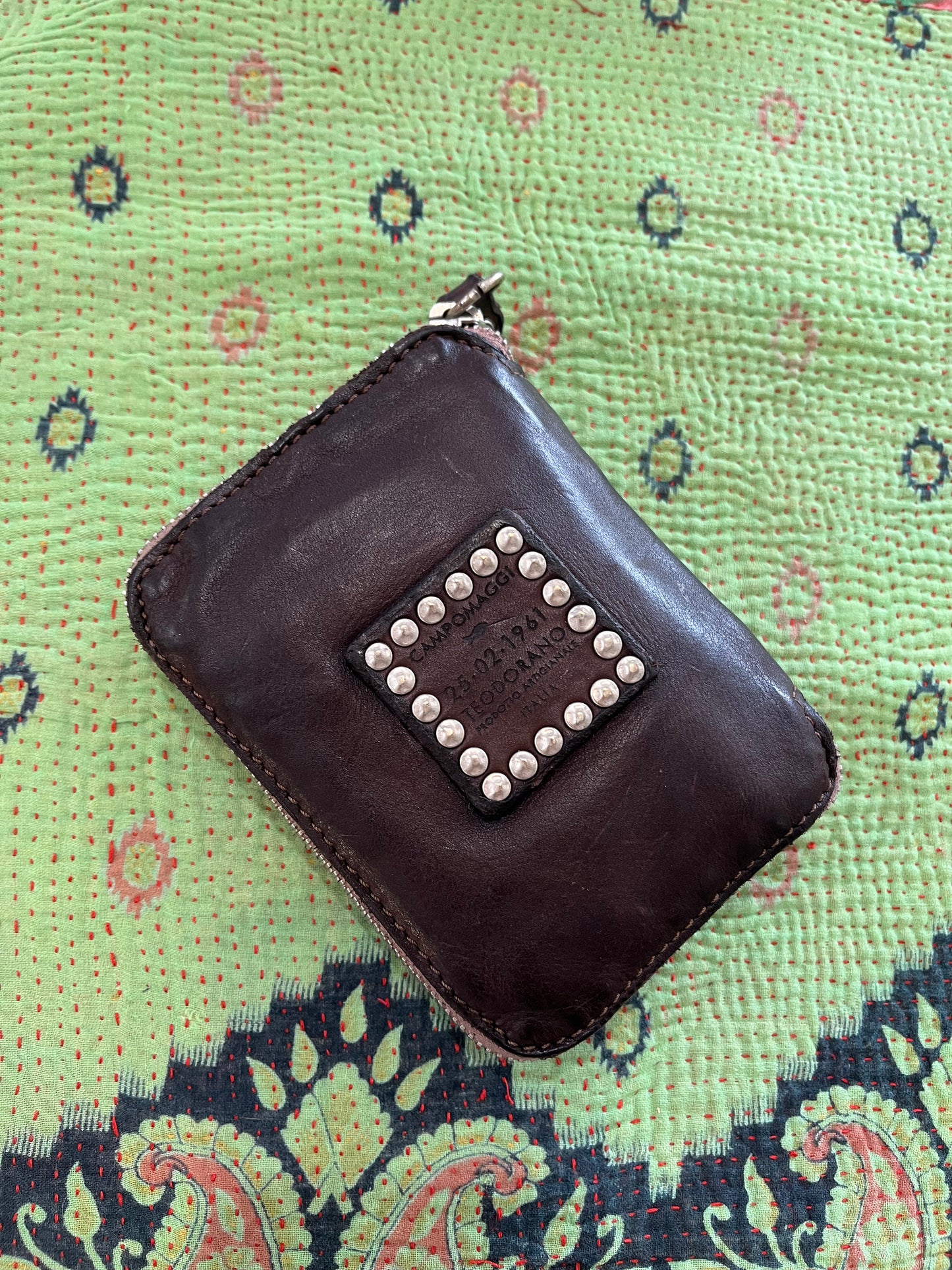 Campomaggi Studded Leather Wallet